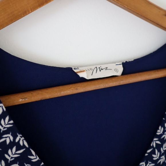 Hello Miz Navy Blue Maternity Dress - Picture 3 of 3